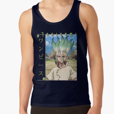 Dr. Stone Senku Path To The Future Cloud Silhouette Tank Top