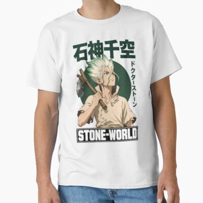 Stone Age Primitive Axe Scientist Senku T-shirt