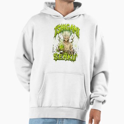 Dr. Stone Senku Ishigami Toxic Green Glow Flask Acid Scientist Hoodie