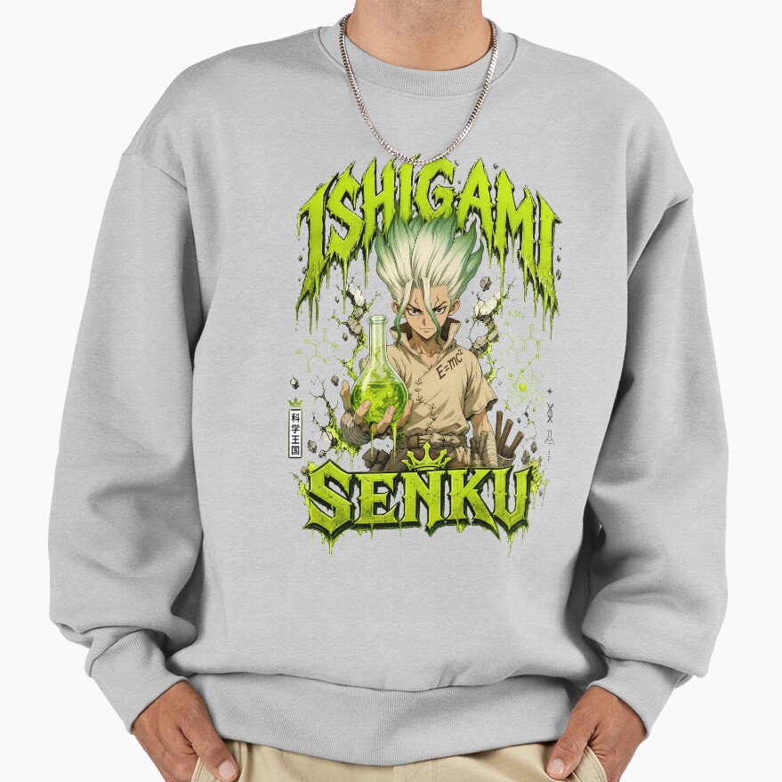 ssrcooversized_sweatshirtmens_01heather_greyfrontsquare_productx1000 - Dr. Stone EU Store