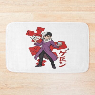 Dr. Stone Asagiri Gen Card Trick Bath Mat