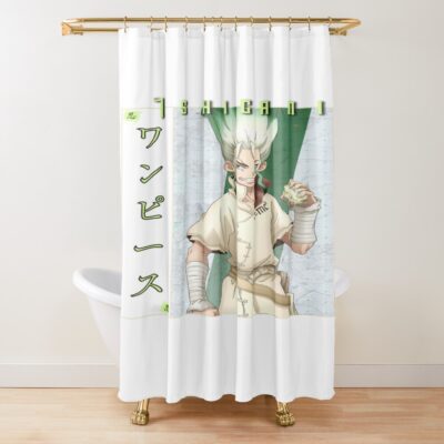 Dr. Stone Scientific Future Vision Shower Curtain