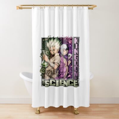 Dr. Stone Kingdom Duo Adventure Shower Curtain