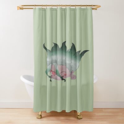 Dr. Stone Senku Chibi Adventure Shower Curtain