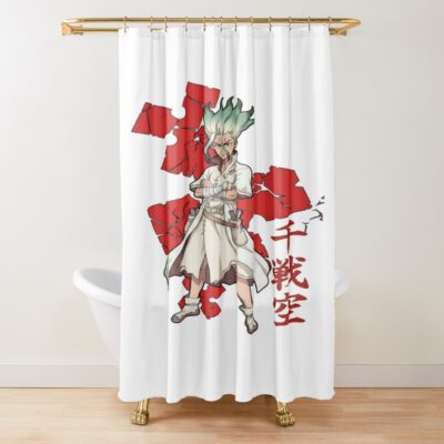 Dr. Stone Mass Energy Equation Shower Curtain