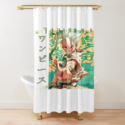 Dr. Stone Path Beyond Stone World Shower Curtain