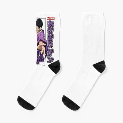 Dr. Stone Gen Purple Kimono Style Socks