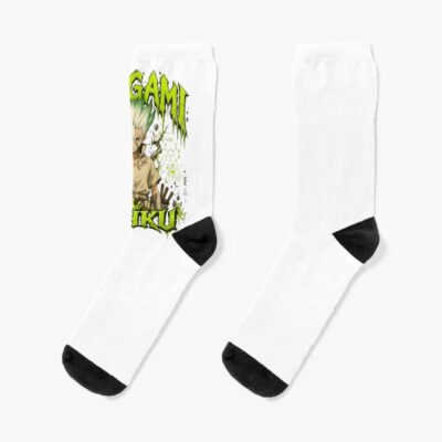 Dr. Stone Neon Science Flask Socks