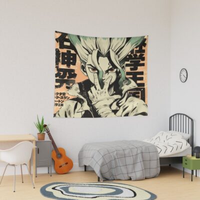Dr. Stone Senku Melon Kingdom Tapestry