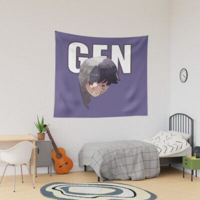 Dr. Stone Asagiri Gen Mentalist Tapestry