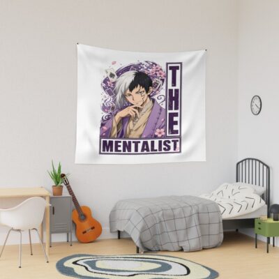 Dr. Stone Asagiri Gen Cherry Blossom Tapestry