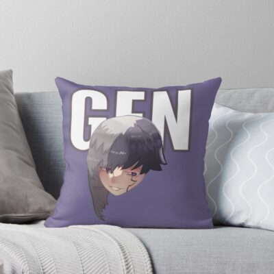 Dr. Stone Asagiri Gen Mentalist Throw Pillow